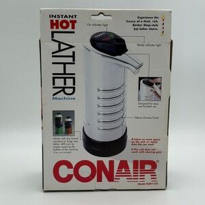 Conair Instant Hot Lather Machine Chrome Barber Style Shave HLM11CH New in Box